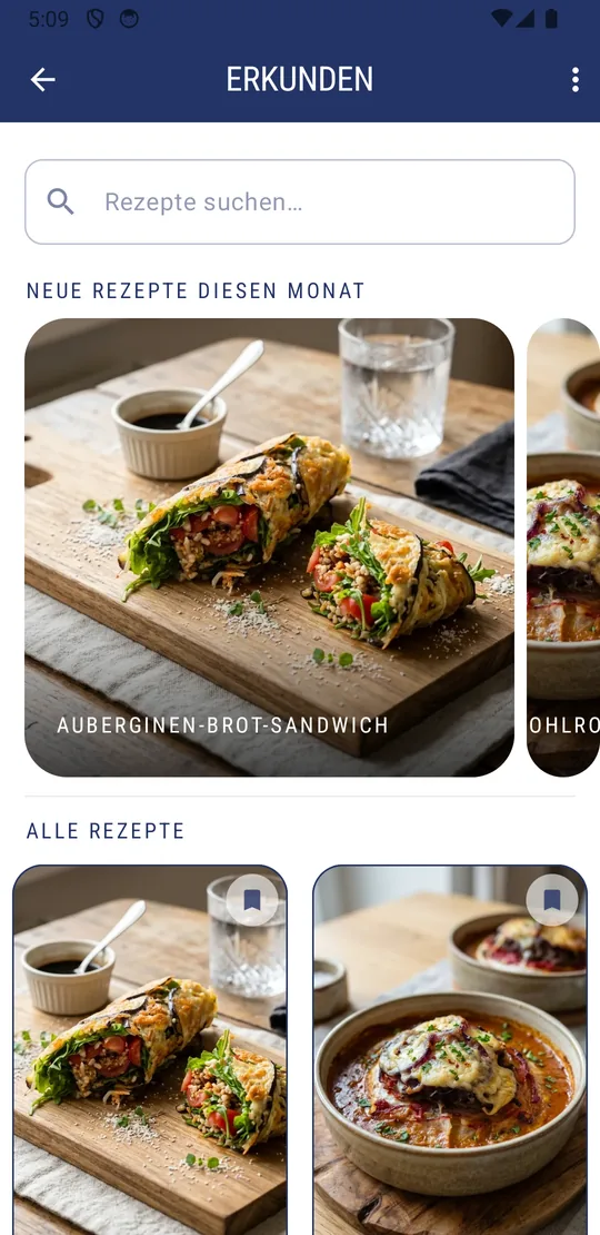 Rezepte erkunden